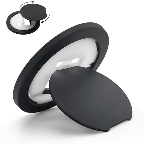 Coco Berming Magnetische Handy Fingerhalterung, Magnetische Handy Fingerhalterung 360-Grad-Drehung für zu Hause, Sport und Andere Anlässe; Kompatibel mit den Meisten Modellen (Schwarz)