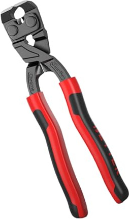 Pinza da taglio per punte da 20,3 cm, per estrazione di chiodi forti, tenuta sicura del filo, diametro 1 mm, per riparazione scarpe, carpenteria, lavoro
