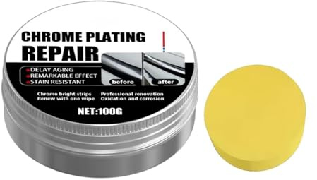 Chrome Cleaner Rust Remover 100g Long-Lasting Shine Restorer Paste