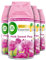 Air Wick Automatic Air Freshener Freshmatic Spray Refills, Pink Sweat Pea, Pack 4 x 250ml, Natural Essential Oils, Last up to 280 days, Air freshener