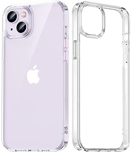 KP TECHNOLOGY iPhone 14 Clear Case Ultra Thin Transparent Silicone Gel Case Cover For iPhone 14 (CLEAR)