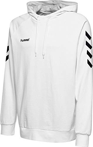 hummel Homme Hmlgo Cotton Hoodie Sweatshirt capuche, Blanc, S EU