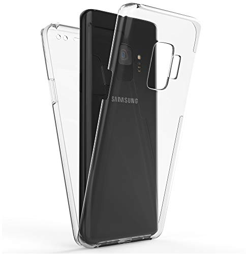 NALIA 360° Hülle für Samsung Galaxy S9, 360 Grad - Case, Durchsichtig