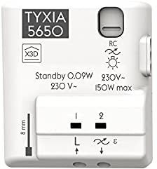 Delta Dore Récepteur Nanomodule sans Fil Tyxia 5650 - Variation d'Éclairage | Eclairage Connecté - 6351414