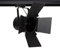 LEDKIA LIGHTING - 3-Phasen Stromschienenstrahler | Verstellbar 360° | Für E27 PAR30 Glühbirnen | Geeignet für Geschäfte & Galerien | Aluminium, Schwarz