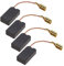 ECSiNG 2 Paires Balais de Charbon 6.3x10x17.5mm Pièce de Rechange de Moteur Compatible avec HILTI TE14 TE15 TE15C TE18M TE24 TE25 TE104 Accessoires d'outils Électriques