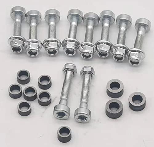 Kerlista,1 Set of Hedge Trimmer Blade Slider,Bolt and Nut fits for Stihl HS81 HS86 HS82 HS87 HSA94 Hedge Cutter, Hedge Trimmer