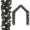 'vidaXL Christmas Garland with LED Lights - 20m Long, Black PVC Material, 1800 Branches Decoration