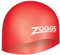 Zoggs Gorro de natación Unisex de Silicona, Color Rojo