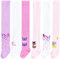 TupTam Calzamaglia Colorate per Bambina, Set di 6, Confezione da 6 Coniglietto Rosa Gufo Rosa Fiocco Bianco Viola Principessa Bianco Procione, 62-74
