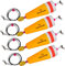 THKFISH Posen Angeln Schwimmer Angelposen Set 4 Stück Popping (Orange, 4in)