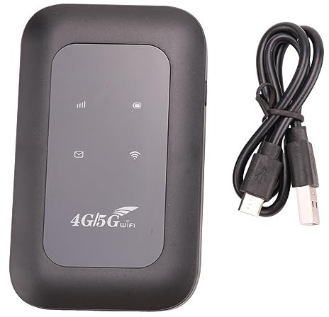 Desikixudy Router 4G LTE Ripetitore WiFi Amplificatore di Segnale Adattatore di Estensione di Rete Router ABS Nero