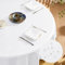 Softalker Tischdecke Rund Weihnachten 160 Weiß abwaschbar Jacquard-Wellenmuster Wasserabweisend Abwischbar Fleckschutz Tischtuch Tablecloth für Outdoor Draußen Party Geburtstag Silvester Hochzeit