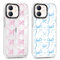 Foonary 2 Stück Transparent Handyhülle für Apple iPhone 12 mini 5,4, Hülle mit Aesthetic Muster Schleifen und Fliege Motiv Design Mädchen Frauen Case, Silikon Schutzhülle Cover für iPhone 12 Mini,4