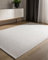 benuta Basic handgewebter Baumwollteppich Ron - Creme 140x200 cm - Handwebteppich aus 100% Baumwolle - Style: Uni, Minimalistisch, Natural Living - Pflegeleicht für Wohnzimmer Schlafzimmer