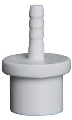 Raccords en PVC, connecteur rapide de tuyau, raccord cannelé-douille OD 5 mm 8 mm 10 mm 12 mm 14 mm 16 mm 18 mm 20 mm OD raccord cannelé de tuyau X 20 mm 25 mm OD douille raccord de tuyau en PVC(White