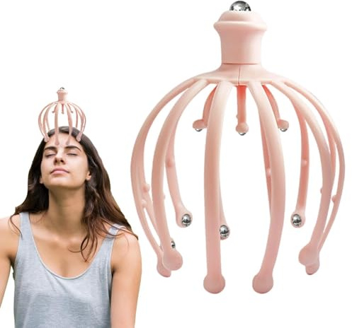 Bläckfiskmassageapparat | Huvudmassageapparat Octopus Claw | Ultra | huvudmassageapparat, huvudmassageapparat för avslappnad huvudstress, massage med mera