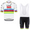 RDCYCLIST 2025 Pro Team UAE Championship Radsporttrikot-Set für Männer, atmungsaktives MTB-Rennradtrikot Paddad Bib Short Trikots (XL)