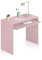 duehome | Mesa de Ordenador con Bandeja extraíble, Mesa Escritorio Juvenil, Modelo Smile, Color Rosa Nube, Medidas: 90 cm (Ancho) x 54 cm (Fondo) x 79 cm (Alto)