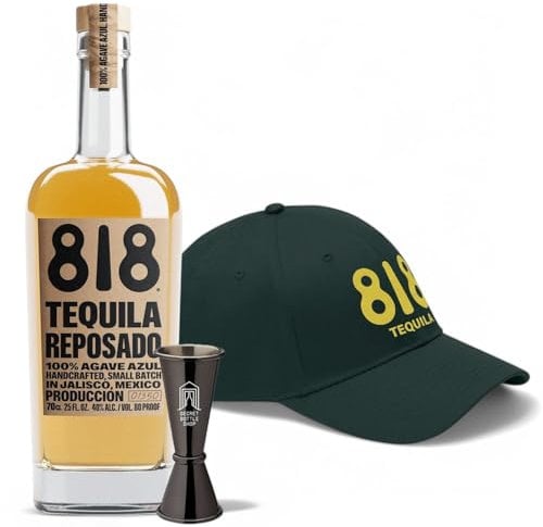 818 Reposado Tequila By Kendall Jenner 70cl – With 818 Tequila Cap & Secret Bottle Shop Jigger