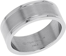 TOM TAILOR - Herren Ring Edelstahl - Silberfarben