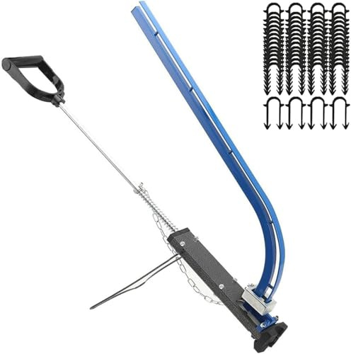 Underfloor Heating Pipe Clip Tacker Gun with Staples for Floor Warming Systems Installation