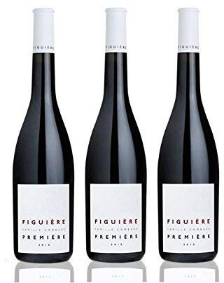 Lot de 3 Domaine Saint André de Figuières Cuvée Première Rouge. Côtes de Provence 75cL