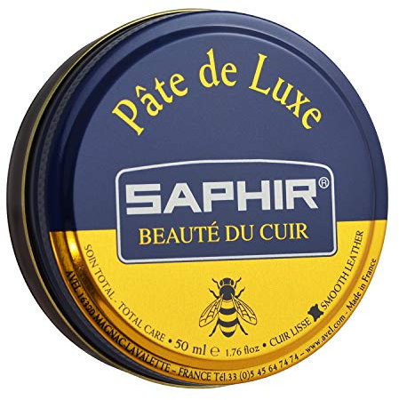 Saphir Cirage Pâte de Luxe Marron Moyen 100 ml