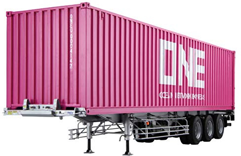 Aoshima Bunka Kyozai 1/32 Heavy Freight Series No.3 Japan Torekusu Container Semi-Trailer 40 Feet 3-Axis / One Japan Plastic Model