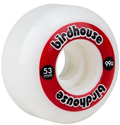 Birdhouse Rot Logo 99A - 53Mm Skateboard Rolle (One Size, Rot)