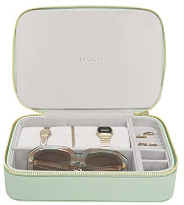 Stackers Accessory Sage Green Travel Box