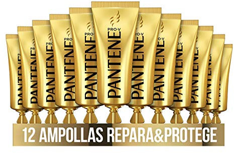 Pantene Pro-V Repara & Protege Tratamiento Intensivo En Ampollas Rescate Para Pelo Dañado, 12 x 15 ml