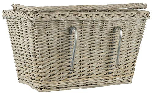 IB Laursen Fahrradkorb aus Weidengeflecht B: 30 H: 28 L: 50 Naturfarben