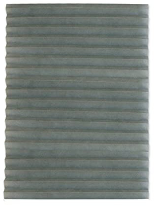 Temporary Blinds, Vertical Pleated Blinds No Drilling Self Adhesive Blinds Easy to Install Fits Blinds Window Roller for Bathroom Kitchen Living Room Office Window (Grey, 90 * 150cm)