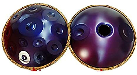 14 Tone Tongue Drum Zungentrommel Ätherische Trommel Stahl Handpan Trommel Hand Pan Drum Percussion Instrument für Meditation Yoga Klangheilung