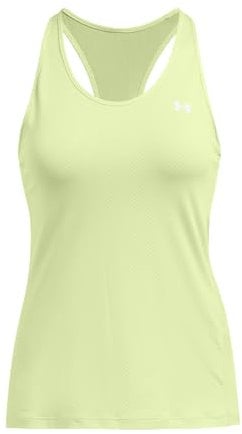 Under Armour Women's Vanish Racer Tank, Vest Top with Racerback and Drop-Tail Hem, Sweat-Wicking and Breathable Sleeveless Tshirt, Gym Tank Top for Yoga, Running and More