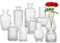 WOPPLXY 12PCS Glass Bud Vase - Clear Small Flower Vases Vintage Flower Bottle - Mini Floral Vase for Wedding, Party, Home, Centerpieces Decor, Table Decoration