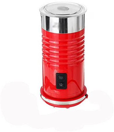 TJLSS Montalatte Elettrico Schiumatore Schiuma Latte Scalda Latte Cappuccino Macchina per Schiuma di caffè Mantenimento della Temperatura (Colore : Bianca)