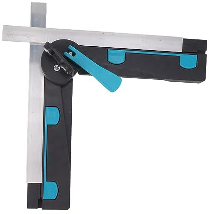 Topyond Angular Bevel Gauge for Mitre Saws, 30 to 180 Degree Angle Mitre Measuring Cutting Tool for Woodworking, Aluminum Alloy Miter Gauge for Measuring and Transferring Angles