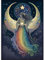 RICUVED Engel Diamond Painting Erwachsene, 5D Mond Diamant Painting Bilder Erwachsene, DIY Diamond Painting Bilder Diamant Malerei Set für Wanddekoration 30x40cm