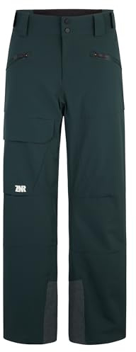Ziener Herren RAPPOLD Ski-Hose/Freeride | PFC frei, Wolle, wattiert, Dark Jungle, M