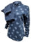 GARGIX Pigiama Donna Molto Caldo Pile Maglia E Pantalone S M L XL Invernale (IT, Testo, S, Regular, Regular, S, DP-3 Blu)