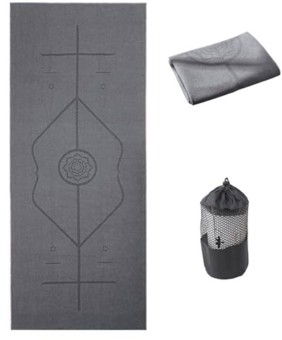 RYTMAT Yoga Handtuch Anti-Rutsch 185×63cm Schnell Trocknende Yogatuch