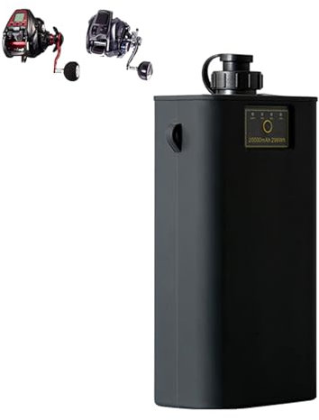 HJGHY Batterie Lithium-ION 14,8 V pour treuil électrique, 10 000 mAh ou 20 000 mAh, pour Moulinet de pêche en mer.,14.8v,20000mAh