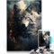 Spiele Spielzeug Geschenk Wolf im Dunkeln Teenager 1000 Teile Puzzle 26x38cm Jedes Stück ist einzigartig – Anspruchsvolles Familienspiel für ab 14 Jahren