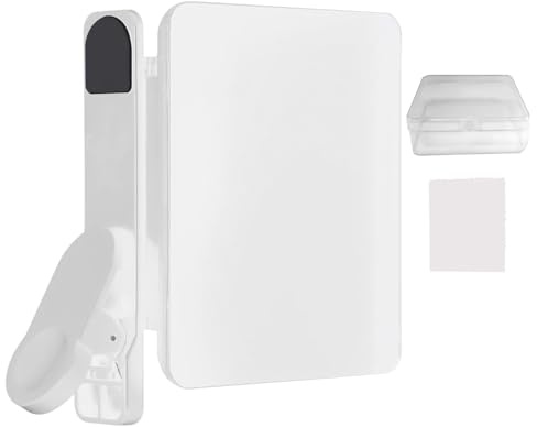 Espejo reflectante para cámara de teléfono, clip de espejo común para teléfono inteligente, herramienta de fotografía portátil para ángulos creativos y tomas estéticas, equipo de vídeo fotográfico par