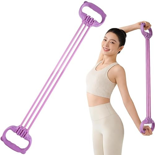 Widerstandsbänder mit ergonomischen Griffen, verstellbares TPE Fitness Set