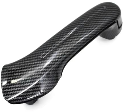 Türgriff Innen Für VW Für Bora Für Golf 4 MK4 Für Jetta 1999–2004 1-teilige Türgriffabdeckung Für Den Innenraum Links Rechts Ersatzteil Innentürgriff(Carbon Fiber-Left)