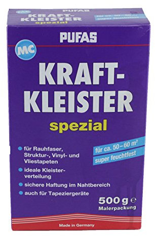 Pufas Kraft-Kleitser MC Tapetenkleister, 500g Karton 10 Stück