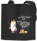 Jutebeutel Nur Verrückte hier komm Einhorn wir gehen Unicorn Sprüche Spruch Baumwolltasche Stoffbeutel Tragetasche Moonworks® schwarz 2 lange Henkel